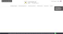 Desktop Screenshot of concepture.de
