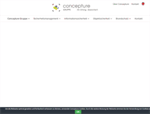 Tablet Screenshot of concepture.de